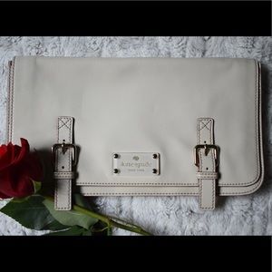 Late Spade Patten Leather Clutch!